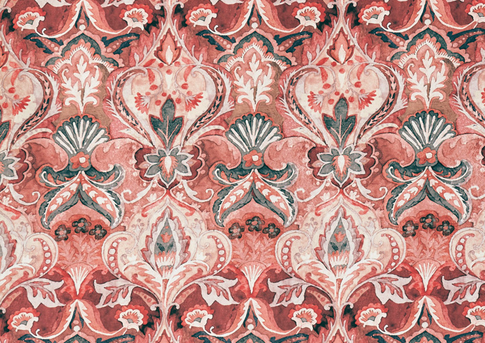 Holyrood, Cherry - Fabric Only - Image 3